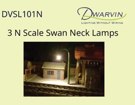 DVSL201 Fiber-Lit Swan/Goose Neck Street Lamps -- pkg(3)-2