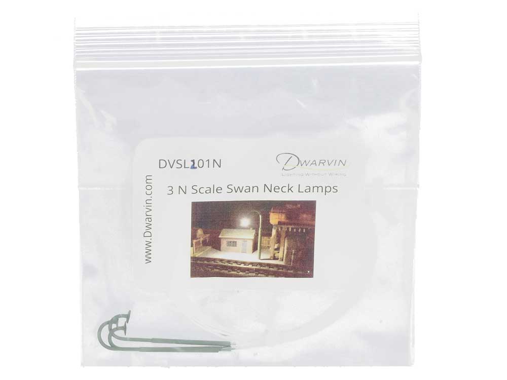 DVSL201 Fiber-Lit Swan/Goose Neck Street Lamps -- pkg(3)-3