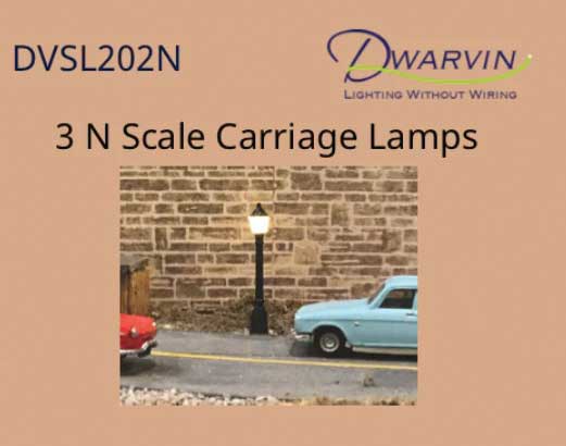 DVSL202 Fiber-Lit Carriage Street Lamps -- pkg(3)-3