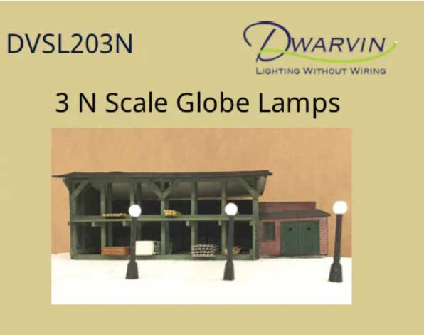 DVSL203 Fiber-Lit Globe Street Lamps -- pkg(3)-2
