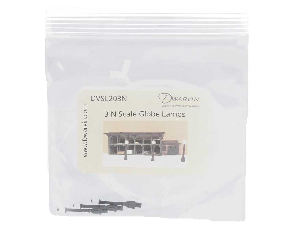 DVSL203 Fiber-Lit Globe Street Lamps -- pkg(3)-3