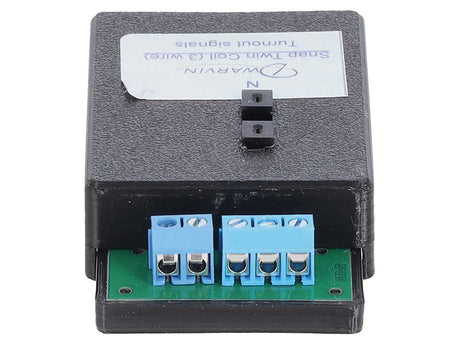 DVTSTC3-2 Turnout Signal Snap Twin Coil 3-Wire Switch Machine -- Kit Includes 3 Dwarf Signals, Controller, Power Supply-4