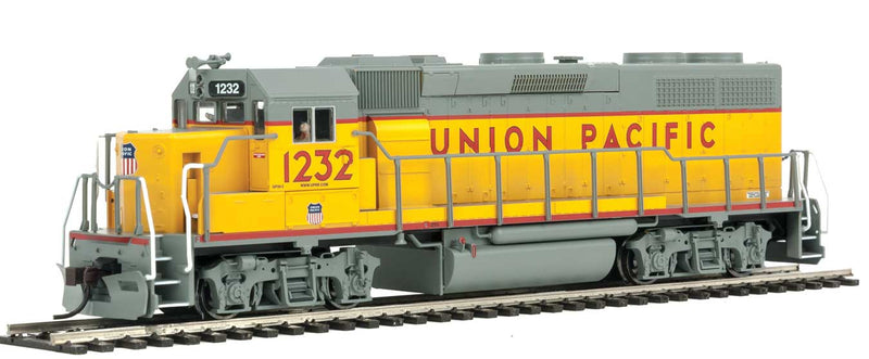 EMD GP39-2 w/LokSound & DCC -- Union Pacific #1232 (Armour Yellow, gray, red)
