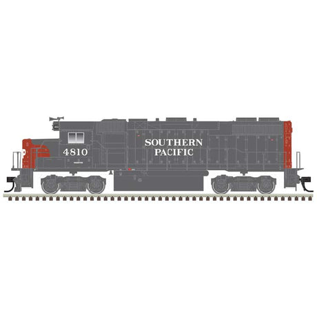 EMD GP38-2 - Standard DC - Silver -- Southern Pacific #4810 (gray, red)