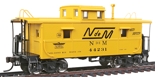 Atlas Trainman(R) C&O Style Center Cupola Caboose -- National de Mexico #44231