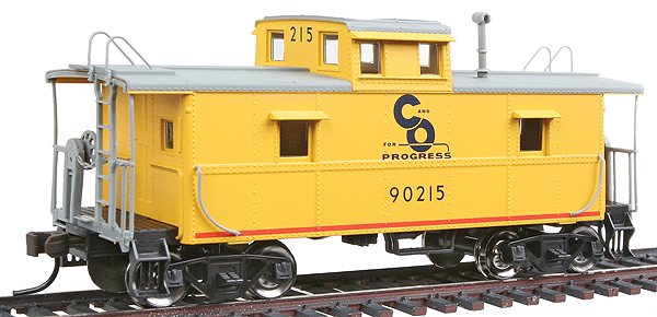 Atlas Trainman(R) C&O Style Center Cupola Caboose -- Chesapeake & Ohio #90215