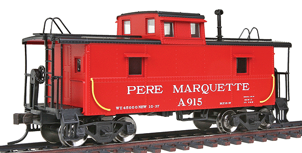 Trainman(R) C&O-Style Center Cupola Caboose -- Pere Marquette #915