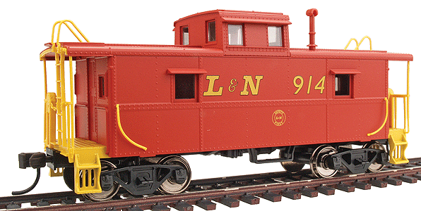Atlas Trainman(R) C&O Style Cupola Caboose -- Louisville & Nashville #914 (red, yellow)