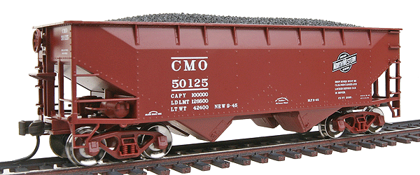 Trainman(R) 2-Bay Offset Hopper -- Chicago & Northwestern (CMO) #50125