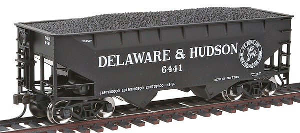 Trainman(R) 2-Bay Offset Hopper -- Delaware & Hudson #6441