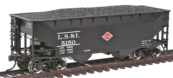Trainman(R) 2-Bay Offset Hopper -- Lake Superior & Ishpeming #5150