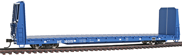 Trainman(R) Bulkhead Flatcar Assembled -- Hollis & Eastern #16015