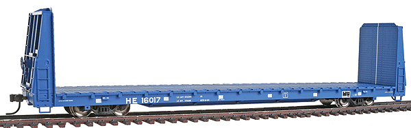Trainman(R) Bulkhead Flatcar Assembled -- Hollis & Eastern #16017