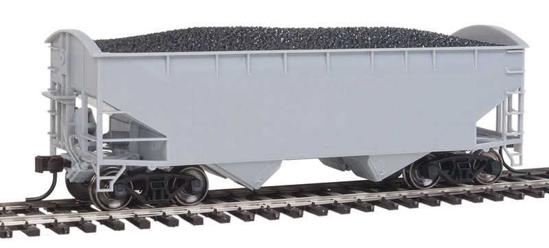 2-Bay Offset-Side Hopper w/Round Ends - Ready to Run -- Undecorated