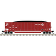 Aluminum Coal Gondola - Ready to Run -- Conrail #504158 (Boxcar Red, Quality Logo)