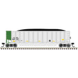 Aluminum Coal Gondola - Ready to Run -- First Union FURX #960150 (aluminum, green)