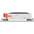 Aluminum Coal Gondola - Ready to Run -- Kansas City Power & Light KCLX #394080 (aluminum, red)