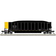 Aluminum Coal Gondola - Ready to Run -- Wisconsin Electric Power WEPX #2285 (black, yellow)