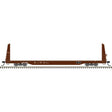 62' Bulkhead Flatcar - Ready to Run -- Columbia & Silver Creek Railroad CLSL #2816 (Boxcar Red)