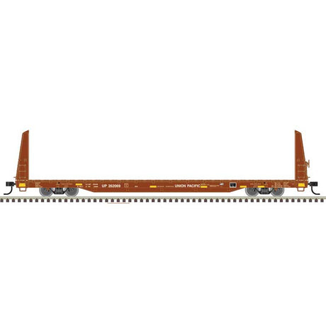 62' Bulkhead Flatcar - Ready to Run -- Union Pacific #262176 (Boxcar Red)