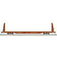 62' Bulkhead Flatcar - Ready to Run -- Union Pacific #262262 (Boxcar Red)