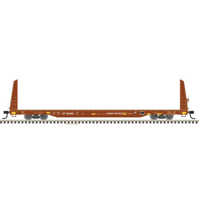 62' Bulkhead Flatcar - Ready to Run -- Union Pacific #262262 (Boxcar Red)