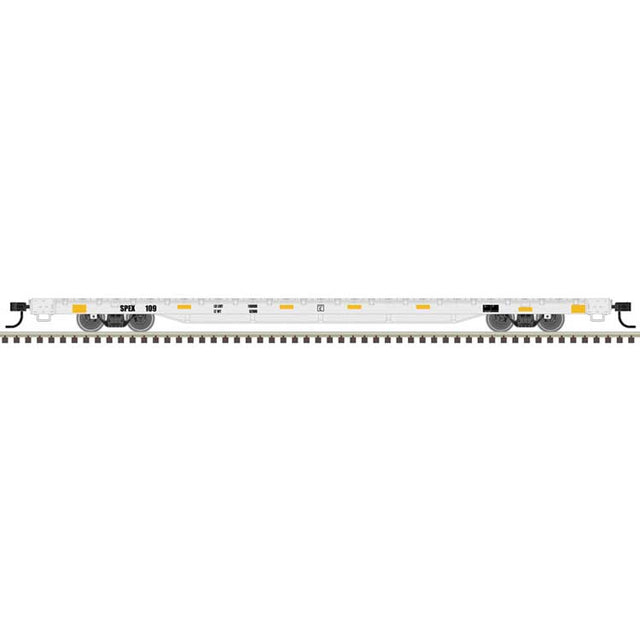 68' Flatcar - Ready to Run -- Southern Parts & Equipment SPEX #113 (gray)
