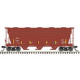 ACF 3560 Center-Flow Covered Hopper - Ready to Run -- Mosaic IMCX #5797 (Boxcar Red, white, yellow conspicuity marks)