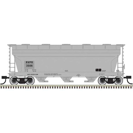 ACF 3560 Center-Flow Covered Hopper - Ready to Run -- Riverport Railroad #3506 (gray)