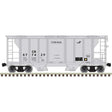 PS-2 2-Bay Covered Hopper - Ready to Run -- Conrail #877429 (gray, black, Small Logo)