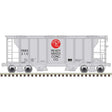 PS-2 2-Bay Covered Hopper - Ready to Run -- Ready-Mixed Concrete RMIX #321 (gray, red, black)