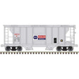 PS-2 2-Bay Covered Hopper - Ready to Run -- Borden Animal Feeds SDCX #51 (gray, red, black)