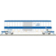 ACF(R) 50'6" Boxcar - Ready to Run -- Union Pacific #162331 (Blizzard Bus Scheme, white, blue, yellow)