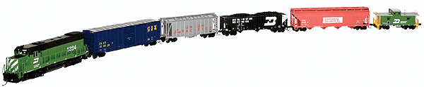 Freight Train Set -- Burlington Northern