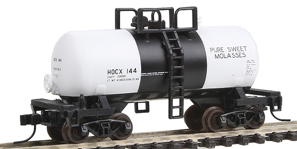 Atlas Trainman(R) 28' "Beer Can" Shorty Tank Car -- HOKX "Pure Sweet Molases" #144