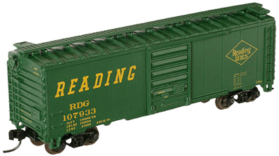 Trainman(TM) 40' Pullman-Standard-1 Boxcar, Assembled -- Reading #107933