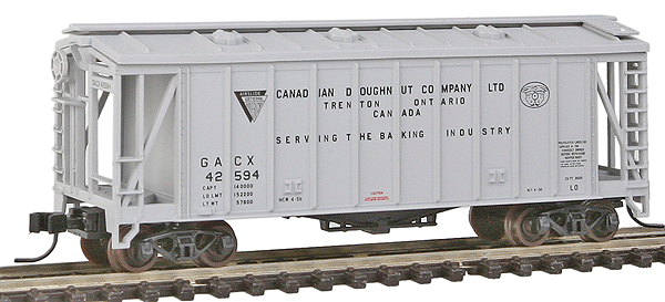 Trainman(R) 40' GATX Airslide(R) Covered Hopper Assembled -- Canadian Doughnut Company #42594