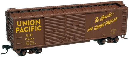 Trainman(R) 40' Double-Door Boxcar - Ready to Run -- Great Northern #14440 (brown, Large Rocky Logo)