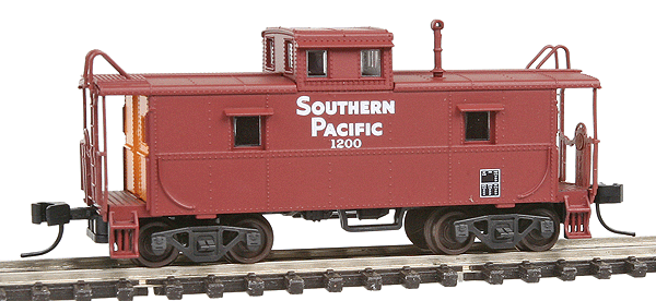 Trainman(R) C&O-Style Steel Cupola Caboose - Ready to Run -- Southern Pacific #1200 (brown, orange)