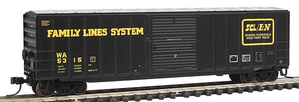 Atlas N Trainman(R) ACF 50'6" Boxcar -- Family Lines (WA) #5315 (black, yellow)