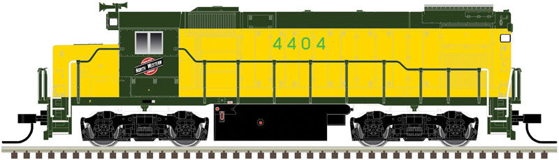 EMD GP15-1 - Standard DC -- Chicago & North Western #4404 (yellow, green)