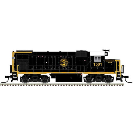 EMD GP15-1 - Standard DC -- Western New York & Pennsylvania #1501 (black, yellow)