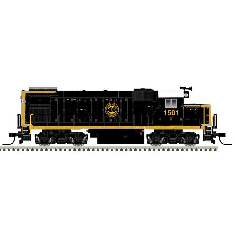 EMD GP15-1 - Standard DC -- Western New York & Pennsylvania #1504 (black, yellow)