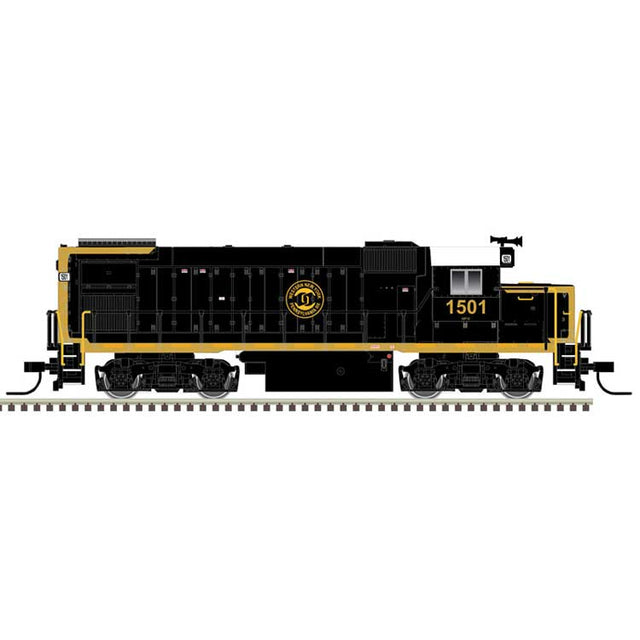 EMD GP15-1 - Standard DC -- Western New York & Pennsylvania #1504 (black, yellow)