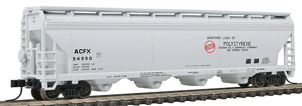 Atlas N Trainman(R) ACF 5250 Hopper -- Cosden Oil & Chemical #54550 (gray, red. black)