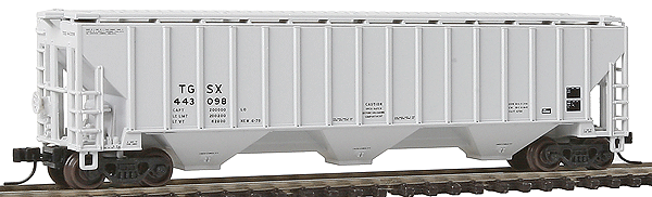 Atlas Trainman(R) Thrall 4750 3-Bay Covered Hopper -- Texasgulf #443098