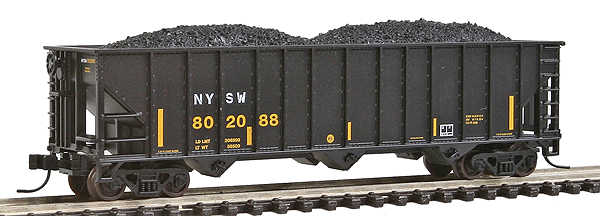 Atlas N Trainman(R) 90-Ton 3-Bay Open Hopper, Assembled -- New York, Susquehanna & Western #802088
