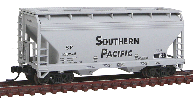 2-Bay Centerflow Hopper - Ready to Run -- Southern Pacific #490242 (gray)