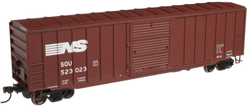 ACF(R) 50'6" Boxcar - Ready to Run -- Norfolk Southern SOU #523025 (Boxcar Red, white)