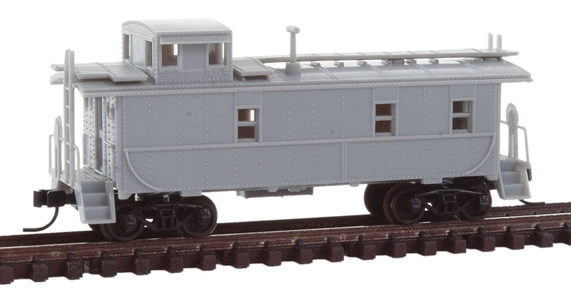 34' Steel Cupola Caboose - Ready to Run -- Undecorated
